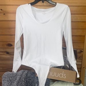 NUUDS Scoop neck body suit
